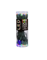 Λαμπάκια Multi Color Twinkle 50  Led Green Wire Light Set