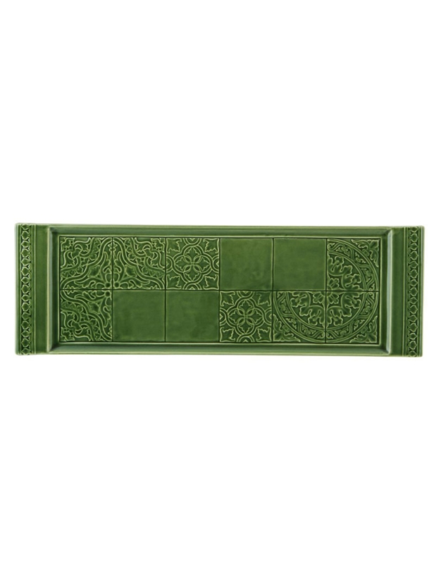 Δίσκος Για Τάρτες Κεραμικός Πράσινο Bordallo Pinheiro 49 cm