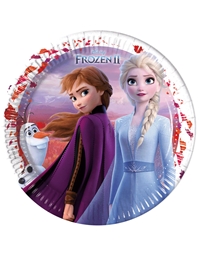 Πιάτα Μεγάλα Xάρτινα Frozen Disney 23cm (8 τεμάχια)