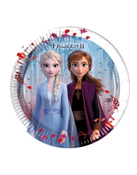 Πιάτα Μεσαία Xάρτινα Frozen Disney 20cm (8 τεμάχια)