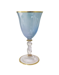 Ποτήρι Nερού Γαλάζιο Tall Design Mπλε "Goblet Blue Azzurro" (15 cm)