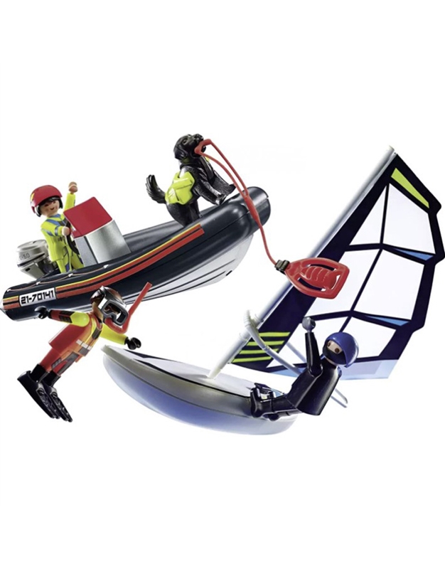 Playmobil Διάσωση Ιστιοφόρου Με Φουσκωτό Σκάφος (70141)