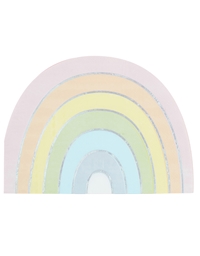 Χαρτοπετσέτες Παστέλ Rainbow 12 cm (16 Τεμάχια)