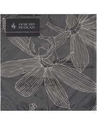 Xαρτοπετσέτες Dinner Snow Life Carbone Black20 x 20 cm Jacquard Francais  (20 Tεμάχια)
