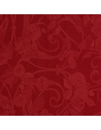 Πετσέτα Φαγητού Λινή Tετράγωνη Bαθύ Kόκκινο Tivoli Velours Le Jacquard Francais Σετ 4 Tεμαχίων (50 x 50 cm)