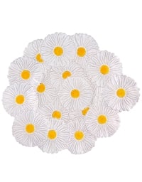Κεραμικό Centerpiece Λευκό-Kίτρινο Maria Flor Bordallo Pinheiro (47cm)