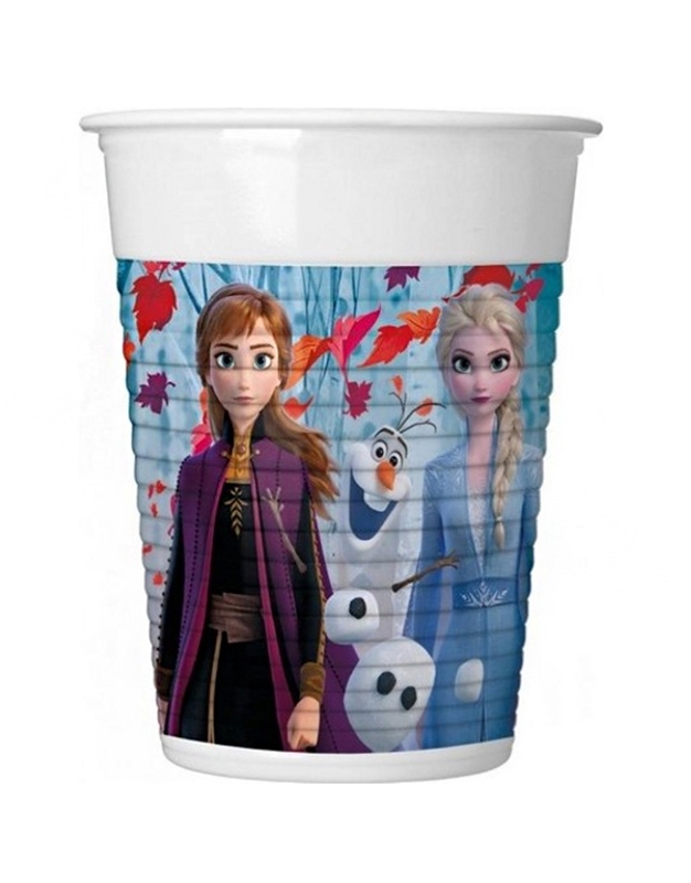 Ποτήρια Disney Frozen Πλαστικά Procos (8 Τεμάχια)