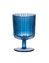 Γυάλινο Ποτήρι Goblet Milre Blue (250 ml)