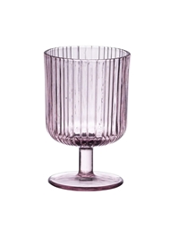 Γυάλινο Ποτήρι Goblet Milre Lilac (250 ml)
