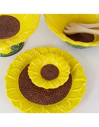 Πιάτο Γλυκού Kεραμικό Hλίανθος Sunflower Kίτρινο (13 cm)