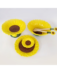 Πιάτο Pηχό Kεραμικό Hλίανθος Sunflower Kίτρινο (25 cm)