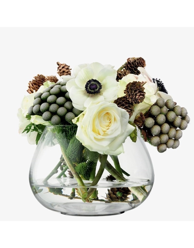 Γυάλινο Βάζο Λουλουδιών Διάφανο Lsa International (11,5 cm)