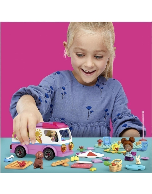 Barbie Mega Bloks Τροχόσπιτo Mattel (GWR35)