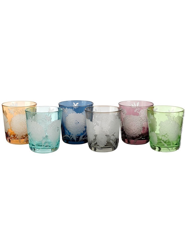 Ποτήρι Peony Γυαλινο Multicolour Tumblers Pols Potten (6 Τεμάχια)