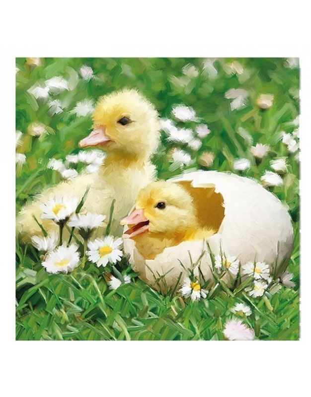 Χαρτοπετσέτες Luncheon Newborn Chicks 16,5 x 16,5 cm (20 Τεμάχια)