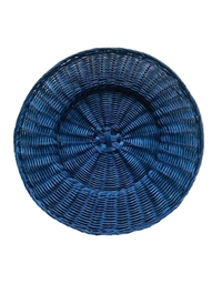 Σουπλά Μπλε Στρόγγυλο Blue Agapi (40 cm)