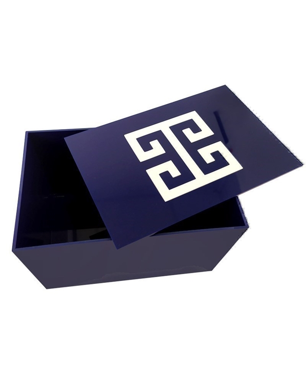 Κουτί Αποθήκευσης Μπλε Μαίανδρος Plexiglass Nakas Concept (23 cm)