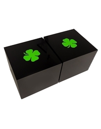 Κουτί Αποθήκευσης Μαύρο Τριφύλλι Plexiglass Nakas Concept (15 cm)