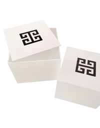 Κουτί Αποθήκευσης Λευκό Μαίανδρος Plexiglass Nakas Concept (15 cm)