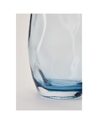 Γυάλινο Βάζο Γαλάζιο Mouthblown (28 cm)