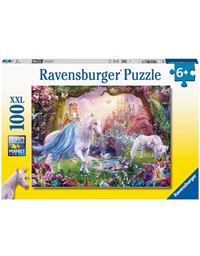 Puzzle "Μαγικοί Μονόκεροι" Ravensburger (100 XXL Kομμάτια)