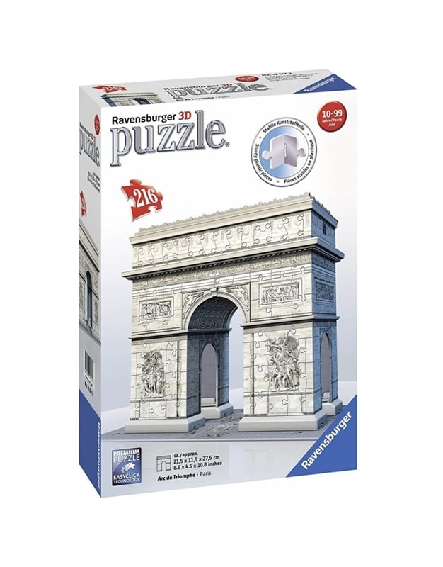 Puzzle 3D "Αψίδα Του Θριάμβου" Ravensburger (216 τεμάχια)