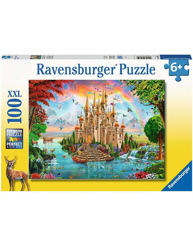 Puzzle "Κάστρο Παραμυθιού" Ravensburger (100 XXL Kομμάτια)