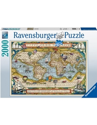 Puzzle "Χάρτης Του Κόσμου" Ravensburger (2000 Kομμάτια)