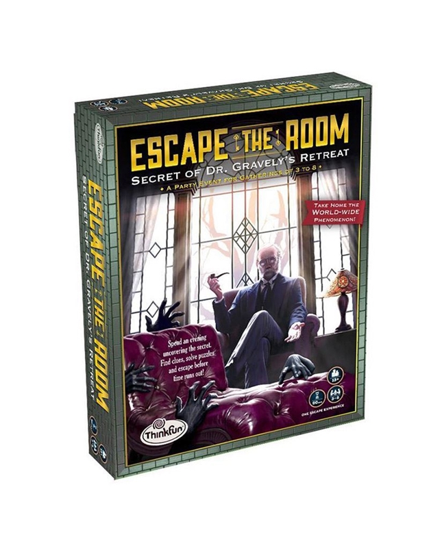 Επιτραπέζιο Παιχνίδι Λογικής Escape the Room “Secret of Dr. Gravely‘s Retreat”