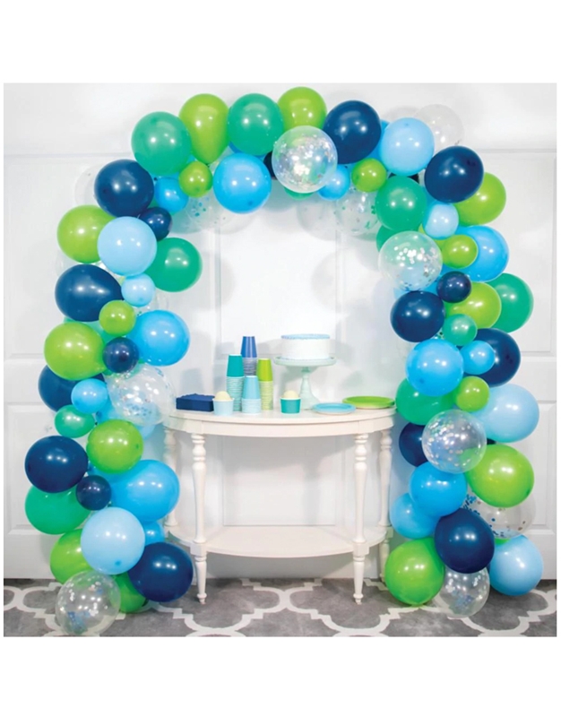 Γιρλάντα Με Mπαλόνια Μπλε Και Πράσινο Creative Converting (112 τεμάχια)