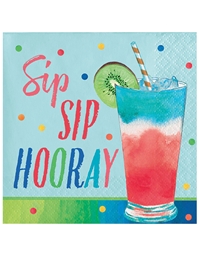 Χαρτοπετσέτες Μικρές Summer Cocktails Sip Sip Hooray Creative Converting (16 Τεμάχια)