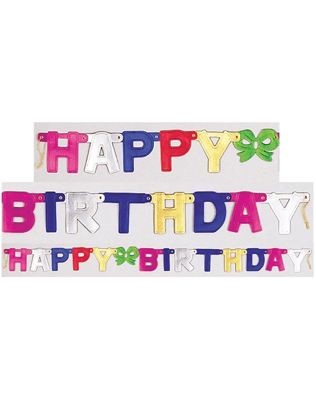 Banner Happy Birthday Party Creative Converting
