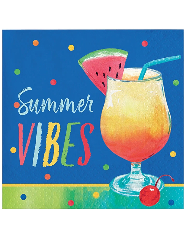 Χαρτοπετσέτες Μικρές Summer Cocktails Creative Converting (16 Τεμάχια)