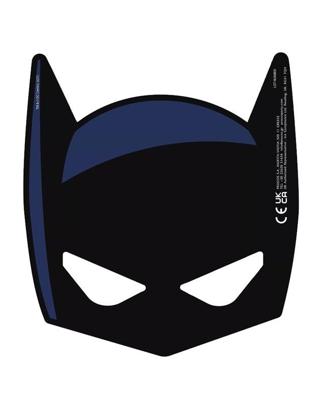 Χάρτινες Μάσκες Batman Rogue Rage Warner (6 Τεμάχια)