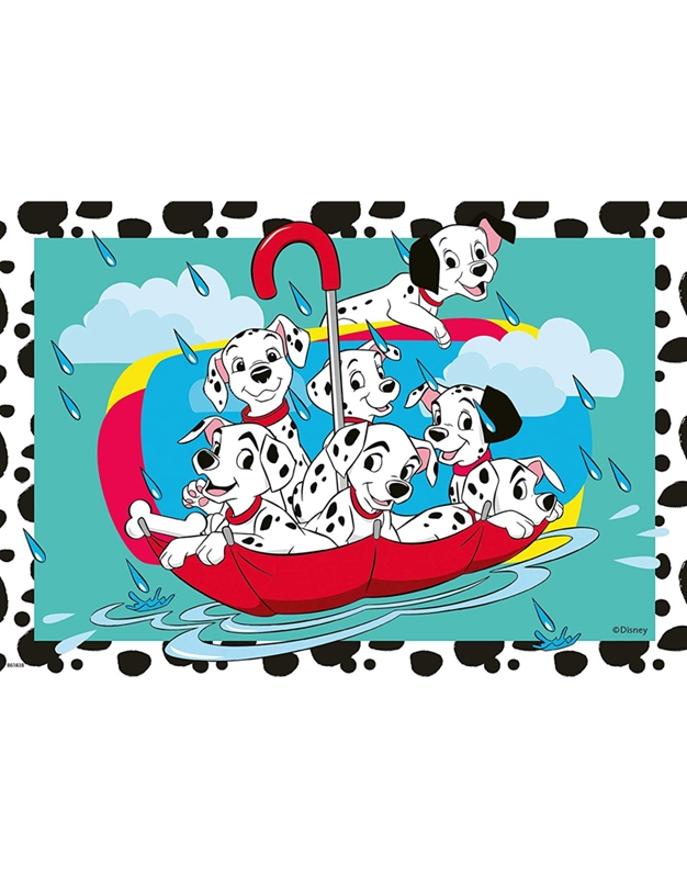 Puzzle Σκυλάκια της Disney Ravensburger (2 x 24 Kομμάτια)
