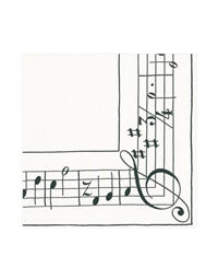 Χαρτοπετσέτες Luncheon Black Sonata 16.5 x 16.5 cm Caspari (20 τεμάχια)