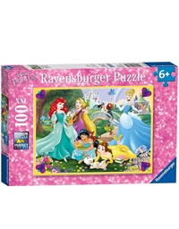 Puzzle Πριγκίπισσες Ravensburger (100 XXL Κομμάτια)