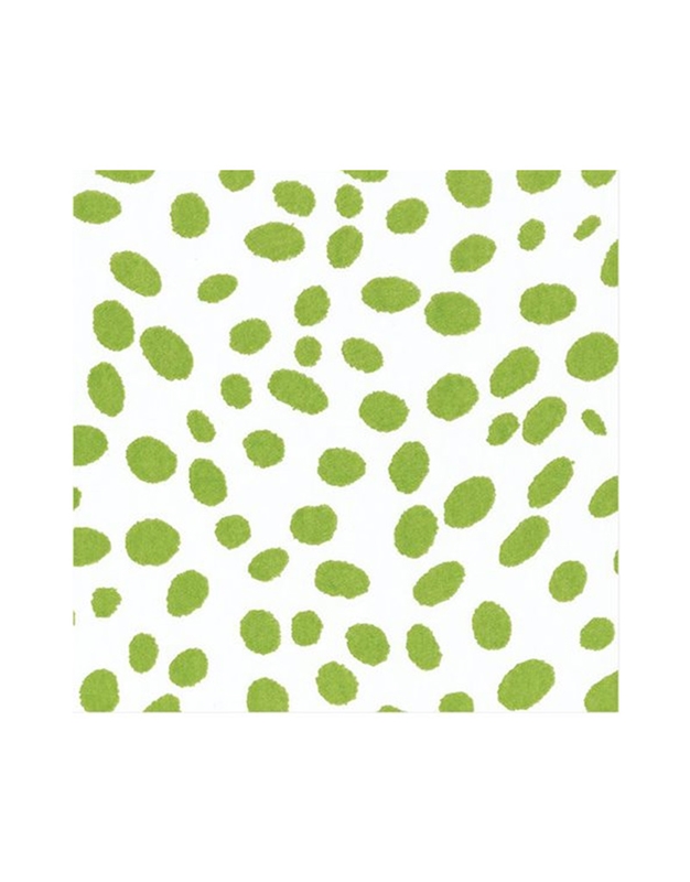 Χαρτοπετσέτες Luncheon Airlaid Green Spots 16.5x16.5cm Caspari (20 Tεμάχια)