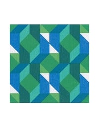 Χαρτοπετσέτες Luncheon Green Color Theory 16.5 x 16.5 cm Caspari (20 τεμάχια)