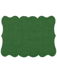 Σουπλά Πράσινο 1 Tεμάχιο Coated Linen Artichoke White Lea La Gallina Matta (49 x 37 cm)