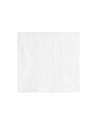 Χαρτοπετσέτες "White Solid Airlaid" 12.5cm x 12.5cm Caspari (15 τεμάχια)