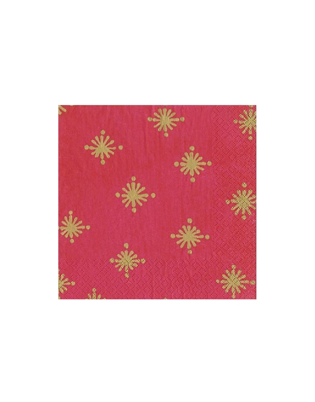 Χαρτοπετσέτες Μικρές "Berry Starry" 12.5cm x 12.5cm Caspari (20 τεμάχια)