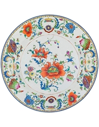 Σουβέρ Στρογγυλό Chinese Ceramic Caspari Σετ 4 Tεμαχίων (10 cm)