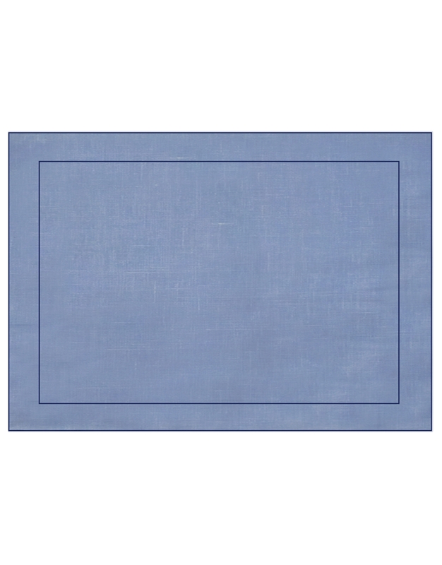 Σουπλά Γαλάζιο Coated Linen Frame Periwinkle Blue La Gallina Matta (40 x 48 cm)