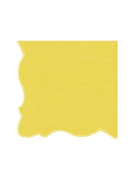 Πετσέτα Κίτρινη Coated Linen Angelina Yellow White La Gallina Matta (38 x 38 cm)