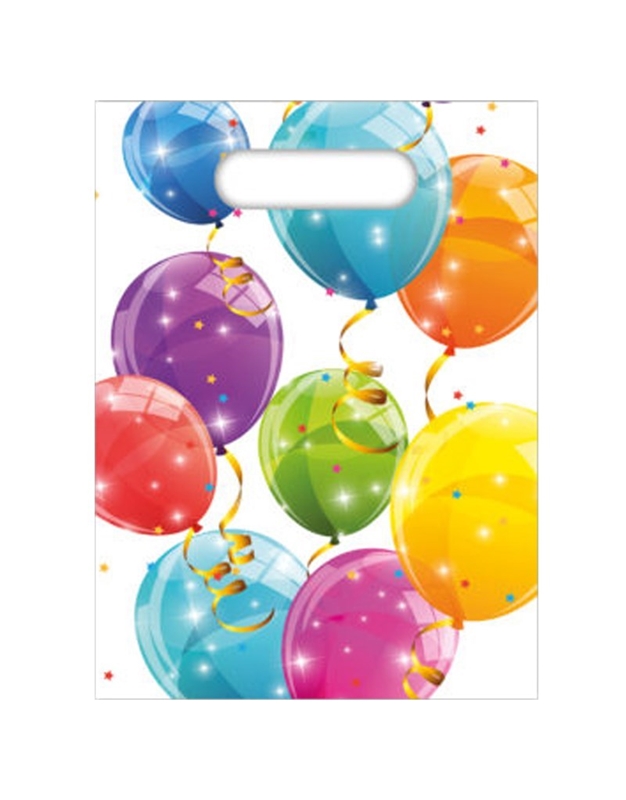 Τσάντες Δώρων Sparkling Balloons (6 Τεμάχια)