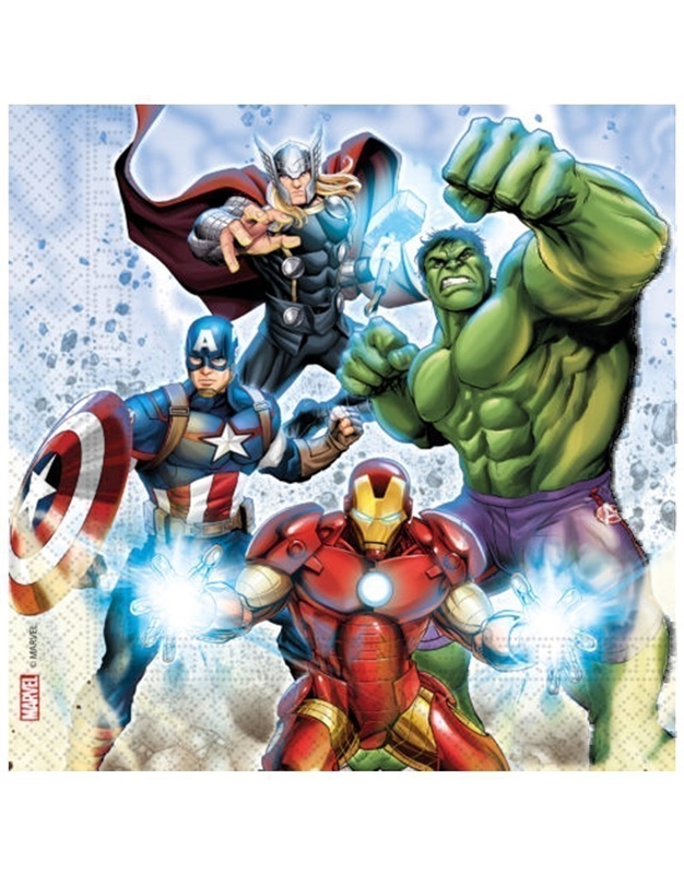 Χαρτοπετσέτες Avengers Infinity Stones 16.5 x 16.5 cm (20 Τεμάχια) 093873
