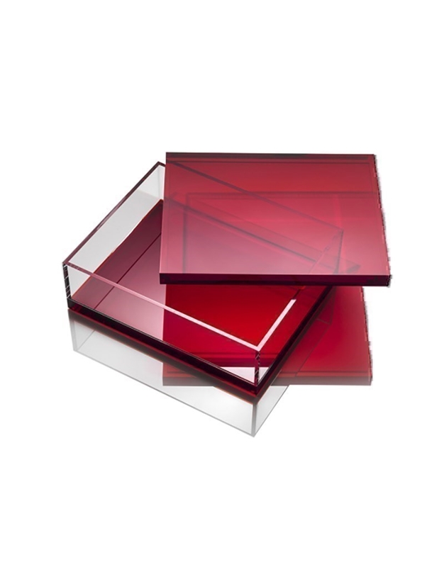Koυτί Αποθήκευσης "King Box" Συνθετικό Kρύσταλλο Mario Luca Giusti (Kόκκινο)
