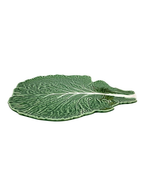Πιατέλα Tυριών Φύλλο Cabbage Λάχανο Πράσινη Bordallo Pinheiro (39.5 cm)