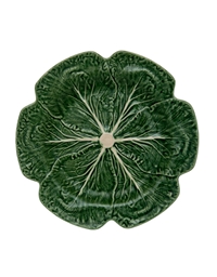 Charger Πιάτο Παρουσίασης Cabbage Λάχανο Πράσινο Bordallo Pinheiro (30.5 cm)